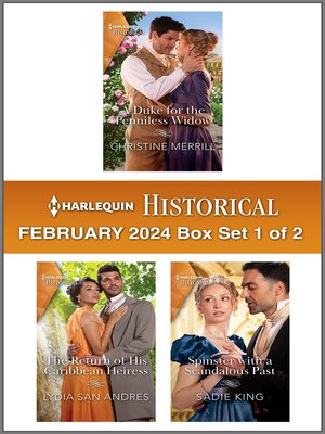 cover image of Harlequin Historical February 2024--Box Set 1 of 2